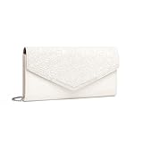 Miss Lulu Bolso Bandolera Elegante con Cadena Dorada para Mujer - Bolso de Noche Perfecto para Navidad, Bodas y Eventos Especiales