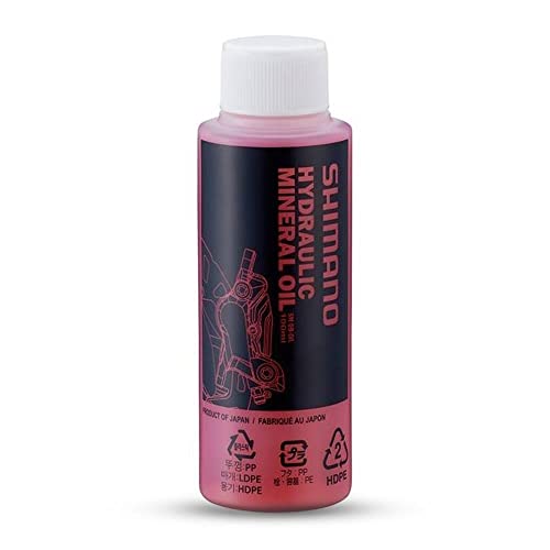SHIMANO Unisex – Erwachsene Bremsflüssigkeit-03563673 Bremsflüssigkeit, Schwarz, 100 ml Mineralöl