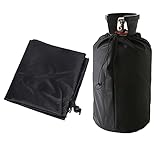 【Tamaño de embalaje】Puedes obtener 1 funda para tanque de propano, el tamaño de una sola funda para tanque de propano es de aproximadamente 31 x 59 cm.