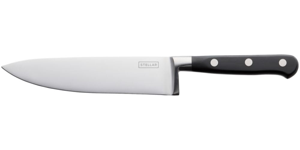Classic 15cm / 6" Cook's Knife, Stainless Steel Razor Sharp Blade, Full Tang Riveted Handle, Dishwasher Safe