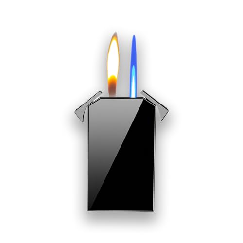 Encendedor Recargable de Butano Doble Llama miniatura 1