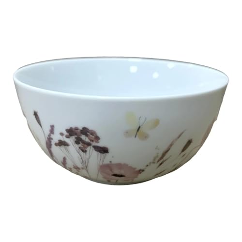 Nutmeg Home Wild Poppy Floral Cereal Bowl