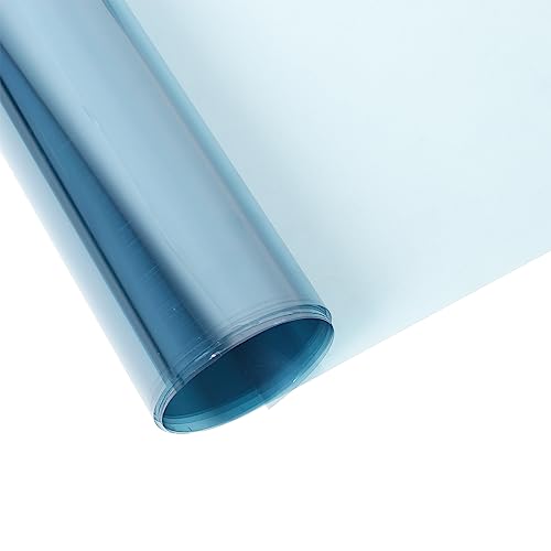 Película para ventana transparente de seguridad 2MIL azul claro 35.4x16.5 pies miniatura 5