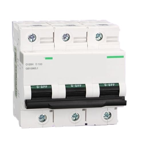 Disjoncteur miniature C120H 3P D 100A Schneider A9N19822 pour protection circuit