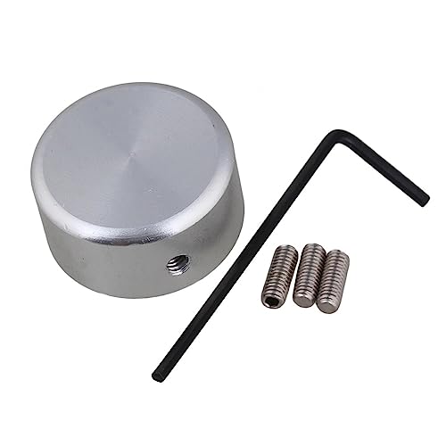 YPBEW Electric Guitar Effect Pedal Toppers Guitar Effect Foot Nail Cap With Insert Screws Guitar Effect Make Cap Metal Buttons Guitar Pedalboard Knob Metal Pedal Protections Cap Effect Foot Nail Caps