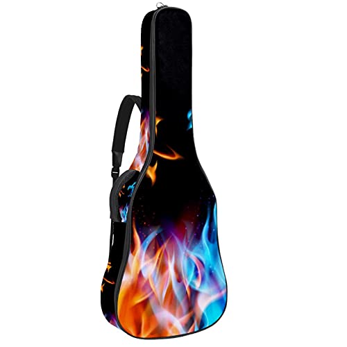 Sac à dos guitare acoustique 106,7 cm rembourré résistant chocs basse folk classique