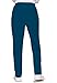 Cherokee Women's Workwear Elastic Waist Cargo Scrubs Pant, Caribbean Blue, Medium