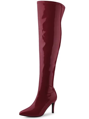 Bottes hautes bout pointu avec zip pour galber les jambes avec style