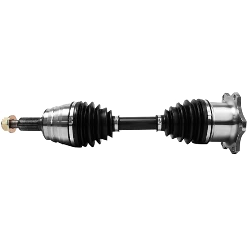 Image of Detroit Axle - 4WD Front CV Axle Kit for Chevy GMC K1500 K2500 Suburban K3500, CV Axle Shaft Wheel Bearing Hub Assembly 1997 1998 1999 Replacement