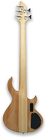 Left-handed bass guitar