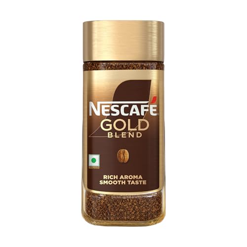Image of NESCAFE Gold Instant Coffee Powder | Premium Imported Coffee | Freeze Dried | Rich & Smooth Taste | 100g, Jar