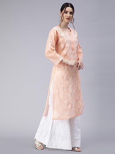 Image of Seva Chikan Women Tunic Shirt