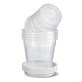Photo Gallery fubesk set di vasi trasparenti con accessori per piattini, perfettamente adatto per gli appassionati di giardinaggio (16 cm) Photo Gallery fubesk set di vasi trasparenti con accessori per piattini, perfettamente adatto per gli appassionati di giardinaggio (16 cm)