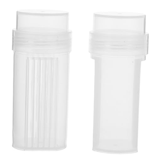 Cabilock 2 Piezas De Rejilla De Drenaje Para Tubos De Ensayo Muebles De Laboratorio De Plástico Con Tapas Suministros Para Frasco De Tinción Vertical