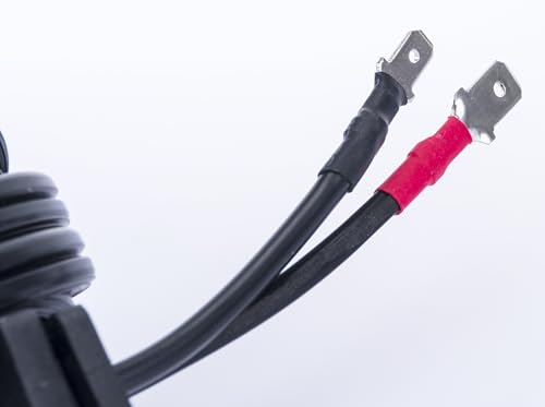 Image of Electric Cooler 12V Car Power Cord 8 ft with Fuse Compatible with Coleman 12V /24V Car Refrigerator Cooler, DC 12 Volt Plug in Car Thermoelectric Cooler Power Cord 16AWG