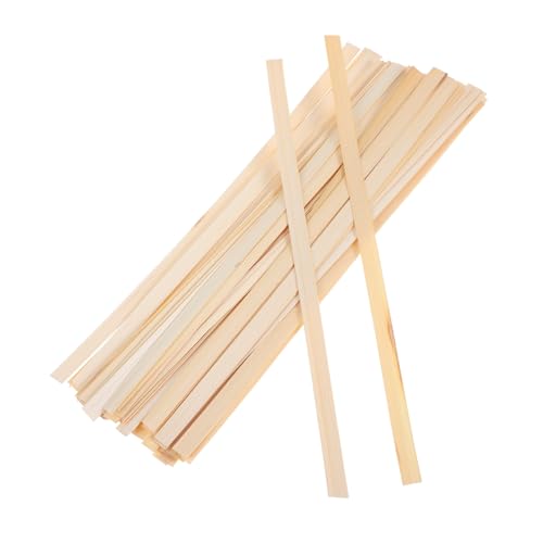 GRIRIW Craft Supplies 50pcs Weaving Strips Flat Webbing for Handmade Fans Weaving Materials for DIY Art Projects