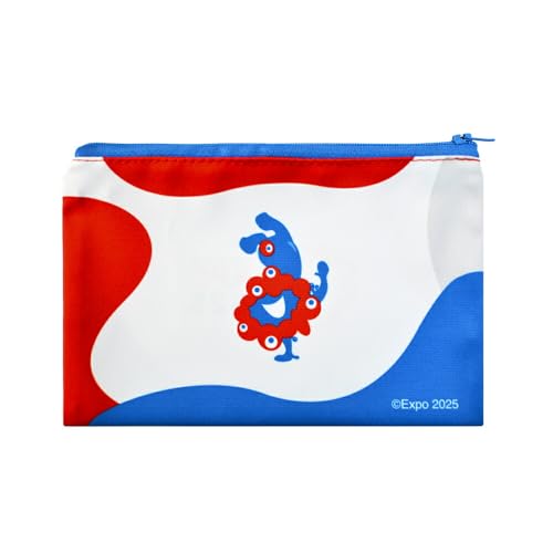 ジッパーポーチ EXPO2025 ミャクミャク 2025大阪・関西万博公式ライセンス商品 12×18cm ポリエステルのサムネイル
