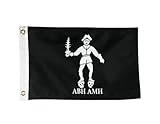 12x18' Black Bart Pirate Flag, Double Sided, All Weather Nylon