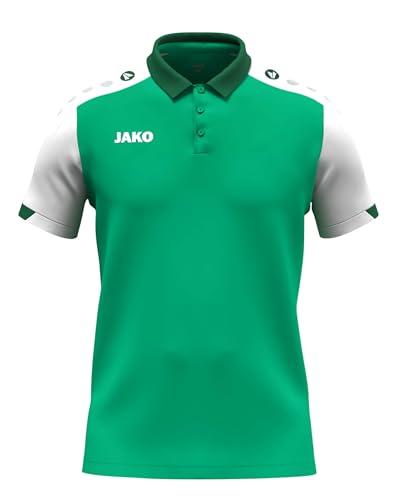 JAKO Kinder Poloshirt Dynamic, grün/weiß/dunkelgrün, 164 JAKO Kinder Poloshirt Dynamic, grün/weiß/dunkelgrün, 164