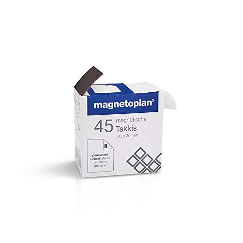 MAGNÉTOPLAN Takkis Dispenser Aimantés- Stickers, Black, Small