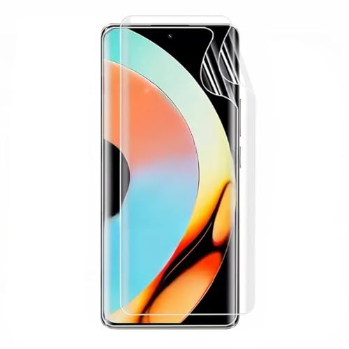 Acoweous Película protectora transparente de hidrogel para Realme 11 Pro+ / 11 Pro 5G, protector de pantalla flexible de TPU suave [Ultra delgado] [Alta sensibilidad] 2 Pack