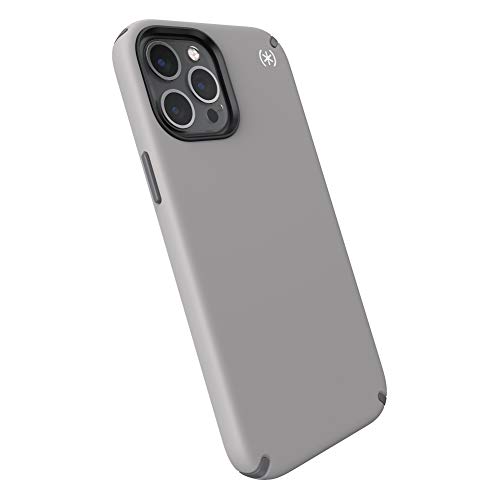 Speck Presidio2 Pro Case for iPhone 12 Pro Max with Microban Cathedral Grey/Graphite Grey