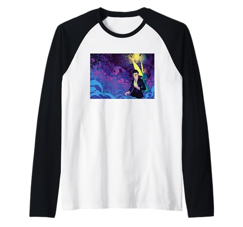 T-shirt raglan Artemis Fowl Disney style baseball bicolore pour fan de lecture
