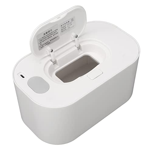 Dispensador de Toallitas Húmedas para Bebés, Calentador de Toallitas Húmedas para Bebés Estuche Dispensador de Toallitas Húmedas USB de Gran Capacidad Caja de Toallitas Húmedas