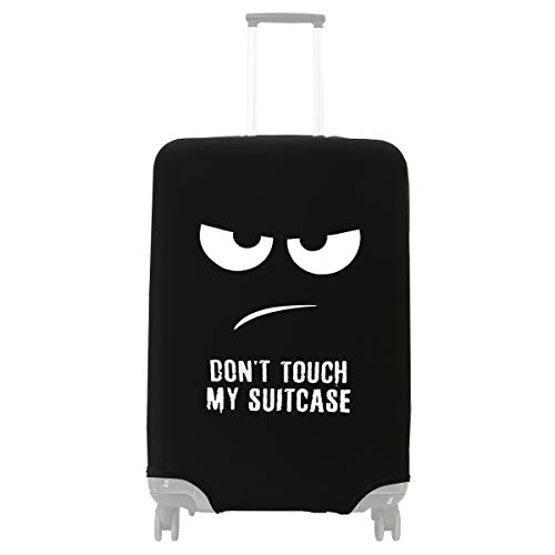 kwmobile Koffer hoes voor koffer (L) - Elastische kofferbeschermhoes met ritssluiting - Reiskoffer Cover Case - Image 6