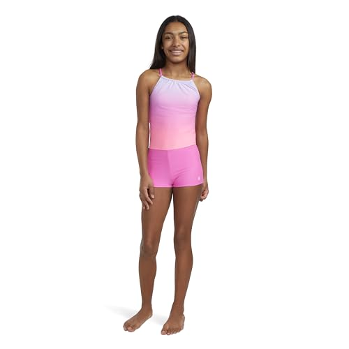 Hurley Girls' Boyshort Tankini 2-Piece Swimsuit2
