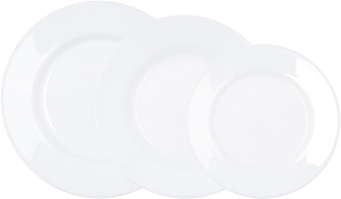 Plumi Glass Dinnerware Set 18 Pieces - 6 People Multicolor