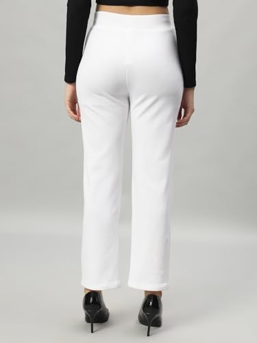 Image of LITVA Premium Women's Formal Trousers (Flexi-Waist | Wrinkle Resistant | Desk-to-Dinner)