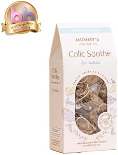 Colic Soothe - Organic Tea For Babies |15 Biodegradable & Non-GMO Tea Pyramids | Natural Remedy For Calming Colic, Reflux & Gas Relief | Herbal Tea Blend Of Aniseed & Fennel | Made By Midwives