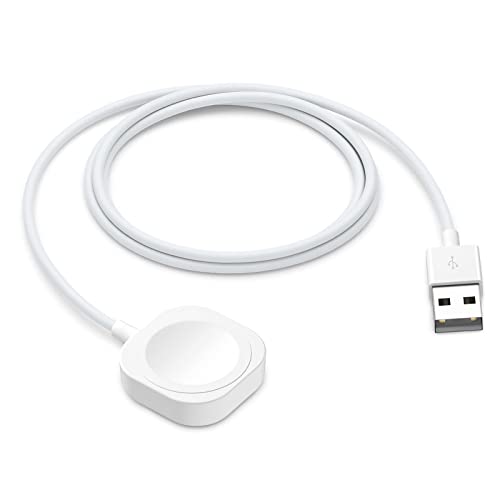 Excefore Apple Watch Charger, 1m USB Wireless Magnetic Portable Charging Cable Compatible with Apple Watch Series 9/8/7/6/SE/5/4/3/2/1