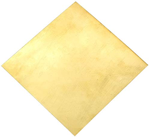 Plaque de cuivre en laiton 1.5x300x300 mm idéale pour soudage électrique