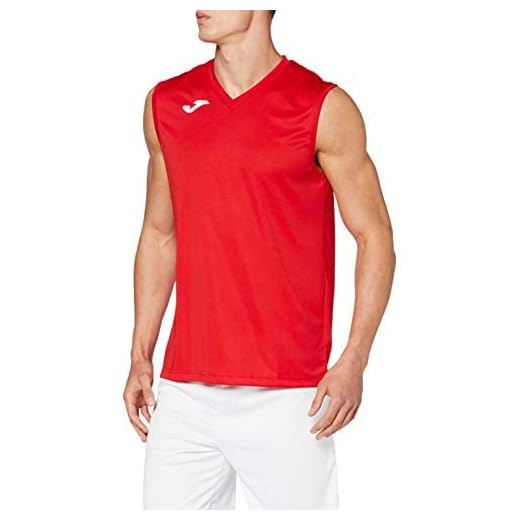Joma Combi s/m, Camiseta Técnica sin Manga Unisex, Rojo, M