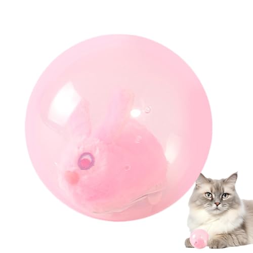 Bolas rodantes recargables para juego de interior y entretenimiento de gatos 8