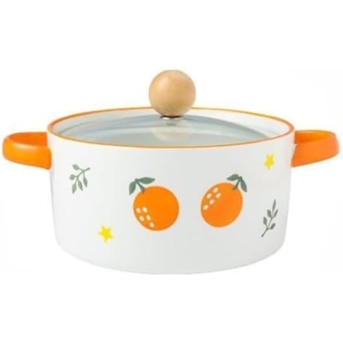 MsiDtsoy サラダボウル、シリアルパスタ、インスタントラーメン、スープ、ベーキングトレイ、セラミック、デザート、イチゴ、家庭用プレート、和食器。耐熱皿、電子レンジ・食器洗い機対応、キュートでスタイリッシュ (インスタントラーメンボウル) (ダブルハン