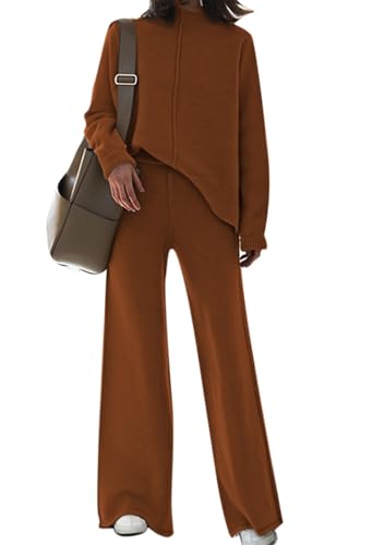 Sweater and Pant Sets Women 2 Piece Knit Sweatsuit...