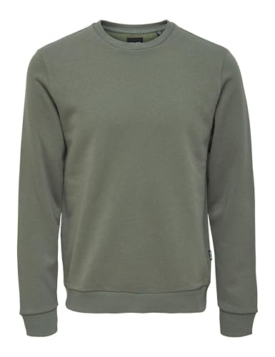 ONLY & SONS Herren Pullover 22018683 Castor Gray M