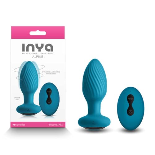 NS Novelties Inya Alpine Teal Analplug Blue 9,8 x 3,5 x 3,5 cm