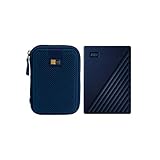 WD 2TB My Passport for Mac USB 3.0 Slim Portable External Hard Drive (Midnight Blue) + Compact Hard...