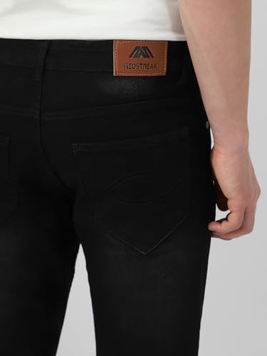 Image of Neostreak Men's Washed Bootcut Jeans Stretchable