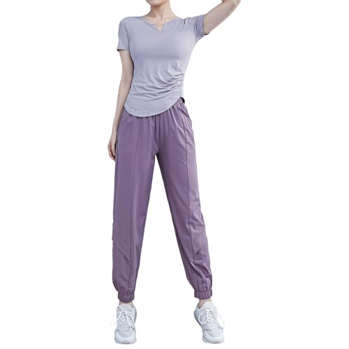 Ensemble deux pièces polyester élasthanne pour pilates et sport