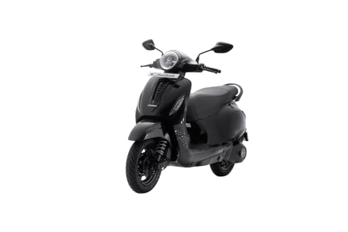 Image of Chetak C3001 by Bajaj Auto High Speed Electric Scooter with charger - Brooklyn Black - Ex-Showroom
