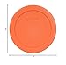 Pyrex 7200-PC Round 2 Cup Orange Storage Lid for Glass Bowls - Original Genuine Pyrex Lids - 4 Pack - Made In The USA