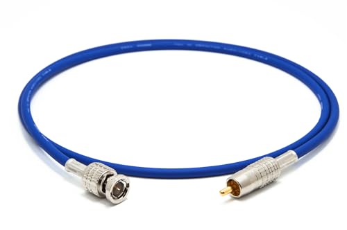 Câble coaxial Mogami 2964 75 Ohm haute précision Canare Gold RCA BNC pour liaison HiFi 1m