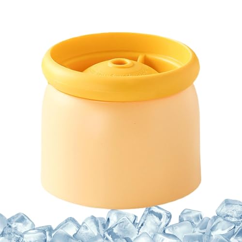Ice Ball Maker Mold | 6 Cavity Sphere Large Reusable Mould - Whiskey Ice Cubes Mold | for Juice Beverage Whiskey Coffee Drinking Kitchen Parties Bar Camping Food Chocolate Candy Fruit