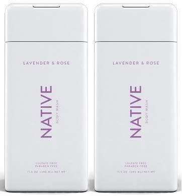 TKK Native Body Wash - Lavender & Rose 11.5 oz (340ml) - 2-PACK