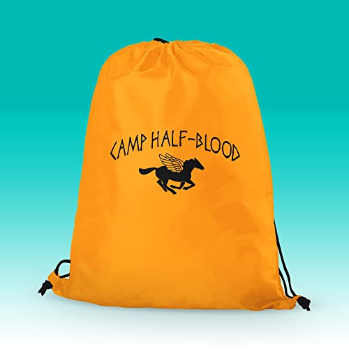 SMARTYPANTS Orange Camp Half Blood Drawstring Bag - Image 2
